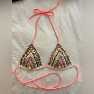 Victoria’s Secret Beaded Bikini Top